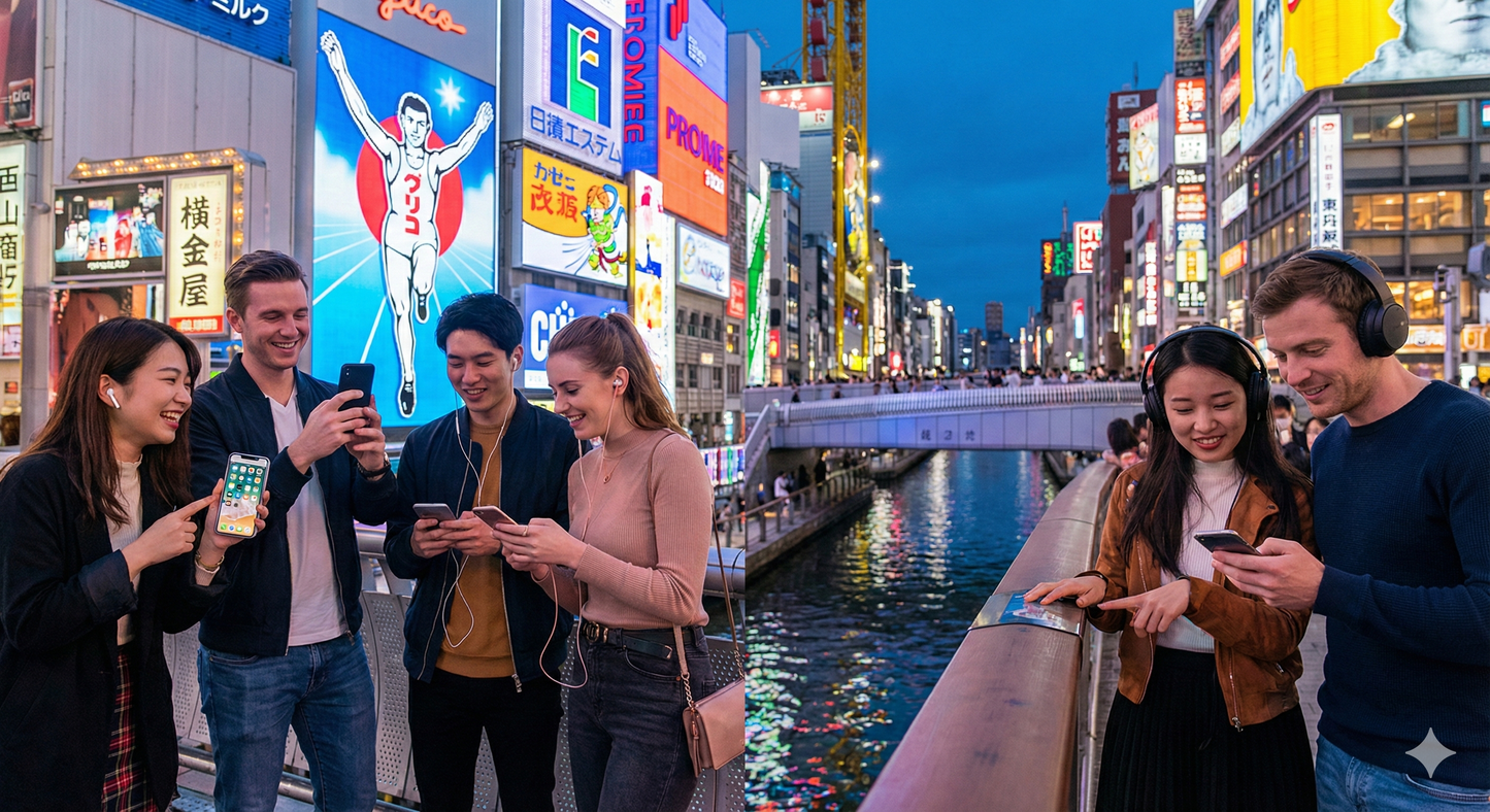 Osaka Self-Guided Audio Tour